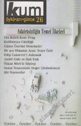 Kum Öykü Anı Günce Dergisi - Sayı: 26  5  3  Kasım - Aralık