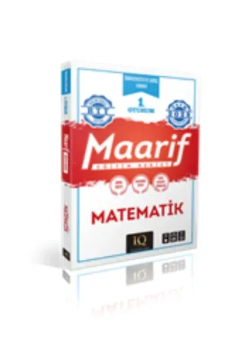 IQ YAYINLARI 1.OTURUM MAARİF MATEMATİK EĞİTİM SERİSİ