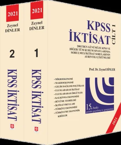 KPSS İktisat 2 Cilt Takım
