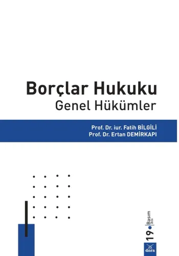 Borçlar Hukuku Genel Hükümler Fatih Bilgili