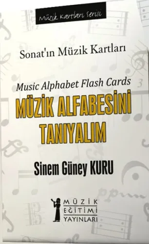 Müzik Alfabesini Tanıyalım Music Alphabet Flash Cards