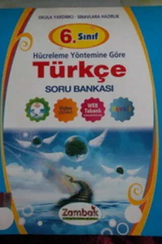 6. Sınıf Hücreleme Yöntemine Göre Türkçe Soru Bankası CD'li