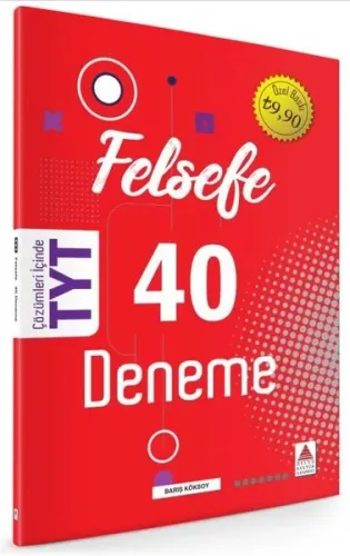 TYT Felsefe 40 Deneme Delta Kültür Yayınları 9786057698216