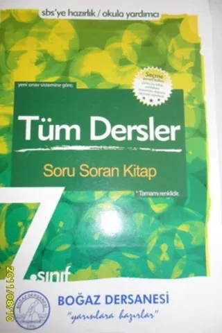 7.Sınıf Tüm Dersler Soru Soran Kitap