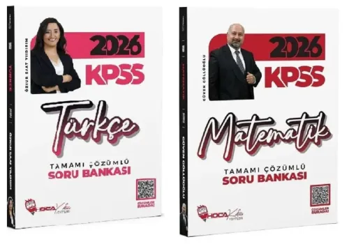 Hoca Kafası Yayınları 2026 KPSS Türkçe ve Matematik Soru Bankası 2'li 