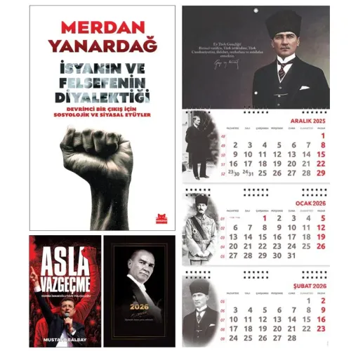 İsyanın ve Felsefenin Diyalektiği ve Asla Vazgeçme - Gazi Paşa Ajanda - Gazi Duvar Takvimi