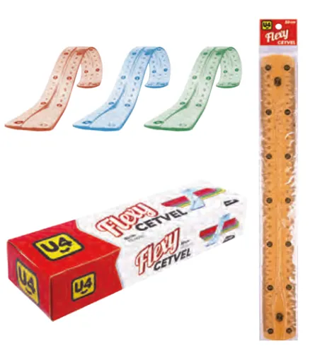 FLEXİ Cetvel Plastik Katlanabilir 30 Cm U4-1029
