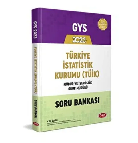 Data Yayınları 2026 Türkiye İstatistik Kurumu (TÜİK) GYS Soru Bankası - Karekod Çözümlü