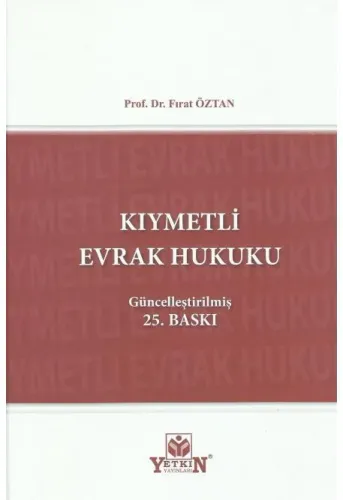 Kıymetli Evrak Hukuku