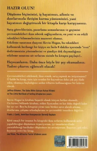 İstediğiniz Kişiye 8 Dakikada Nasıl Evet Dedirtirsiniz? Kevin Hogan Ya