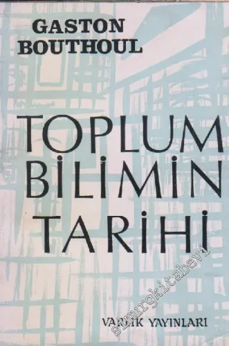 Toplumbilimin Tarihi -        1971