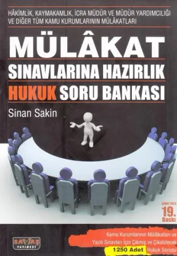 Mülakat Sınavlarına Hazırlık Hukuk Soru Bankası
