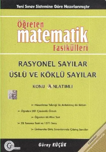 Gür Öğreten Matematik Fasikülleri: Rasyonel Sayılar Üslü ve Köklü Sayılar