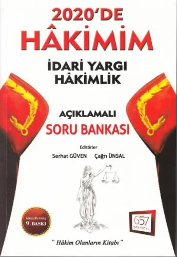 İdari Yargı Hakimlik Açıklamalı Soru Bankası