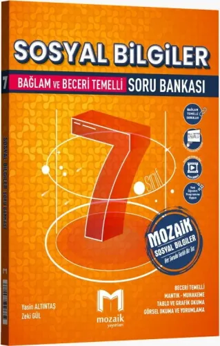 Mozaik 7. Sınıf Sosyal Bilgiler Soru Bankası