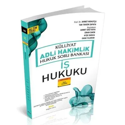 Külliyat Adli Hakimlik Hukuk Soru Bankası İş Hukuku