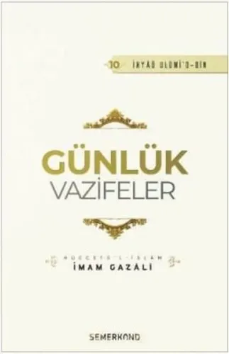 Günlük Vazifeler - İhyaü Ulumi'd-din | benlikitap.com