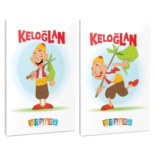 Keloğlan 2'li 64 Sayfa 13,5x19,5 Okul Defteri Seti - Halkkitabevi