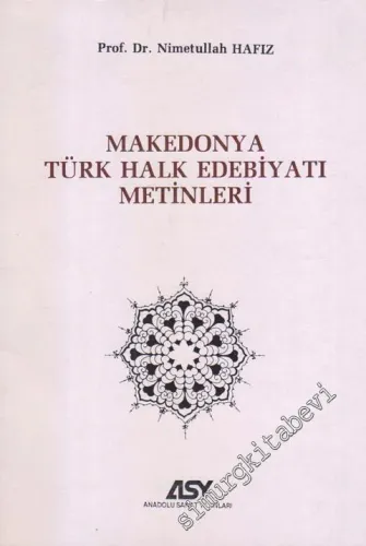 Makedonya Türk Halk Edebiyatı Metinleri -        1989