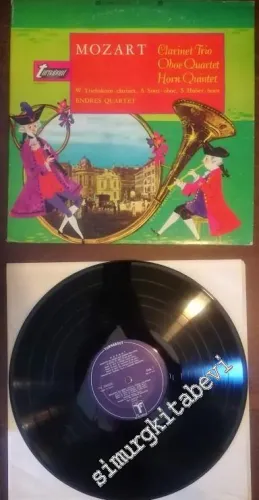 33 LP PLAK VINYL: Mozart, Endres Quartet - Clarinet Trio / Oboe Quartet / Horn Quintet -
