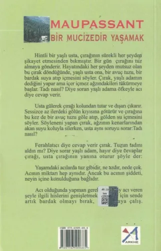 Bir Mucizedir Yaşamak Guy de Maupassant Arkhe Yayınları %49 indirimli
