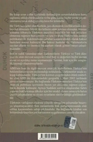 ABD-Türkiye-Irak Üçgeninde Türkmen Meselesi Cüneyt Mengü Yalın Yayıncı