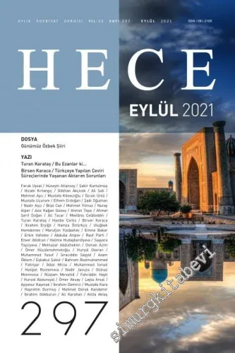 Hece Dergisi - Günümüz Özbek Şiiri - Sayı: 297      Eylül