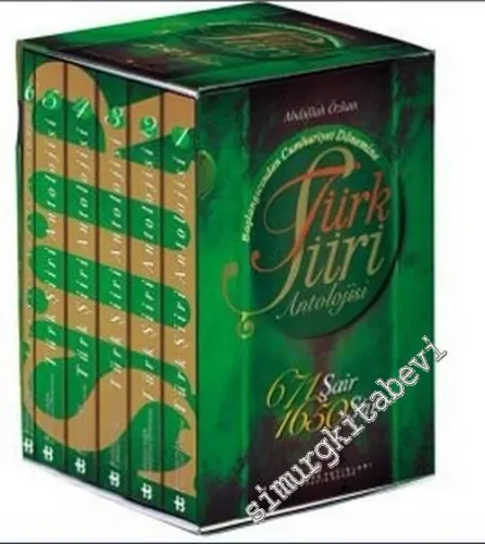 Başlangıcından Cumhuriyete Türk Şiiri Antolojisi 5 Kitap + 1 CD-ROM -        2003