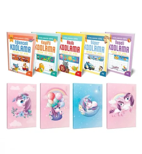Kodlamaya Giriş 5li Kitap Seti ve 4 Defter-5