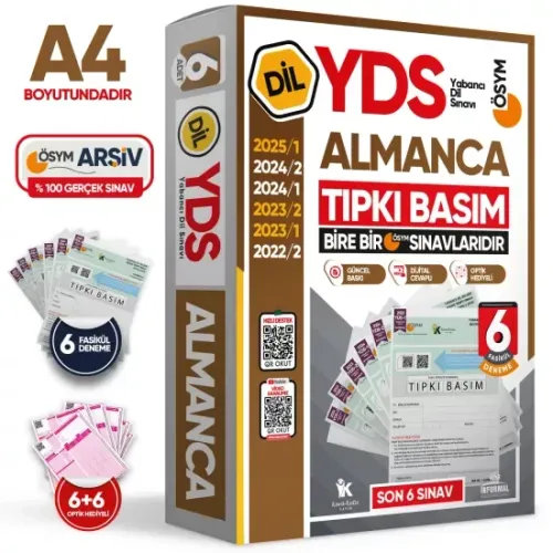 İnformal Yayınları 2026 YDS Almanca ÖSYM Tıpkı Basım Çıkmış Soru Deneme Paketi 6 lı Fasikül SETİ