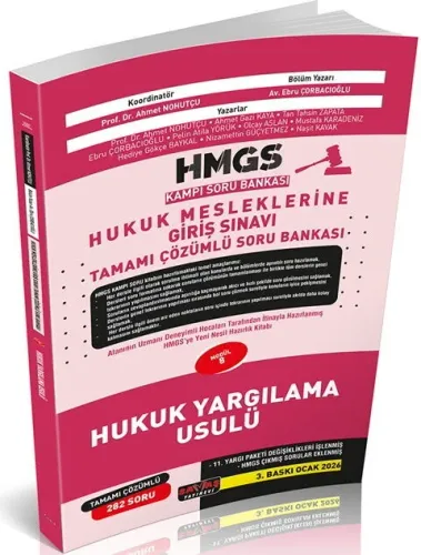 Savaş Yayınları 2026 HMGS Kampı Hukuk Yargılama Usulü Soru Bankası