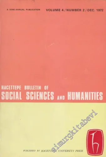 Hacettepe Bulletin Of Social Sciences And Humanities - Number: 2 Volume: 4      December