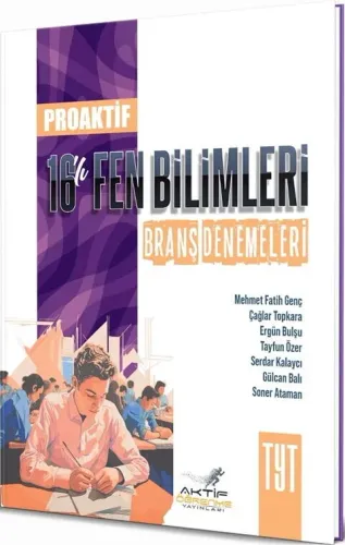 Aktif Öğrenme Yayınları TYT Fen Bilimleri PROAKTİF 16'lı Branş Denemeleri