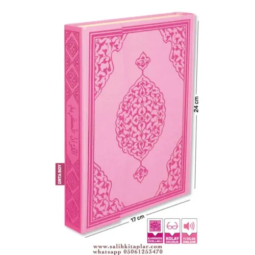 Orta Boy Pembe Kuranı Kerim