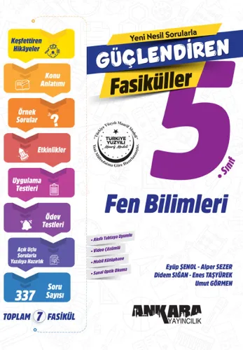 Ankara Yayıncılık 5. Sınıf Güçlendiren Fen Bilimleri Fasiküller