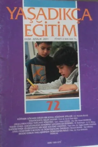 Yaşadıkça Eğitim Ekim-Aralık 2001