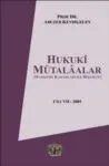 Hukuki Mütalaalar Cilt: VII