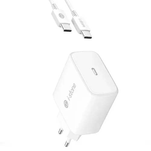 STN-25 25W Smart Şarj Adaptörü + Type-C To Type-C Kablo