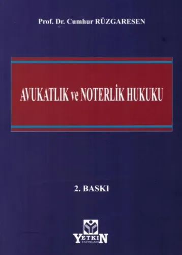 Avukatlık ve Noterlik Hukuku