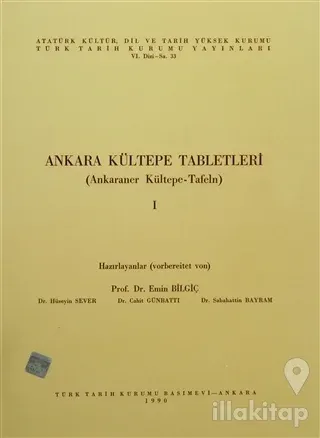 Ankara Kültepe Tabletleri 1 (Ankaraner Kültepe-Tafeln)
