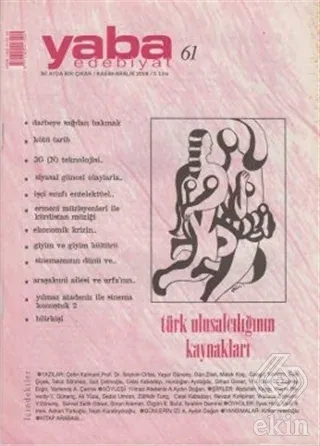 Yaba Edebiyat Dergisi Sayı: 61 Kolektif Yaba Yayınları Satın Al - ekin