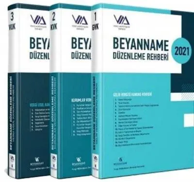Beyanname Düzenleme Rehberi 2021 (3 Cilt Takım)