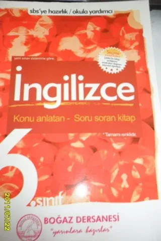 6. Sınıf İngilizce Konu Anlatan - Soru Soran Kitap