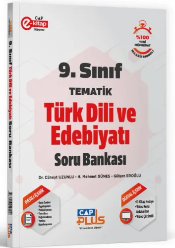Çap Yayınları 9. Sınıf Türk Dili ve Edebiyatı Tematik Plus Soru Bankası