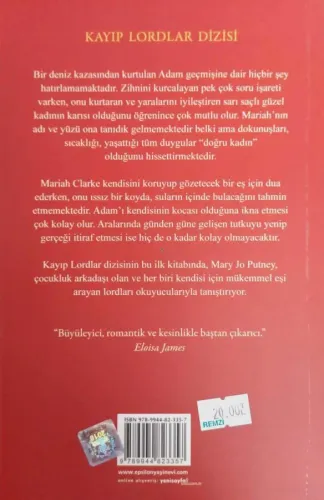 Sensiz Olamam Mary Jo Putney Epsilon Yayıncılık