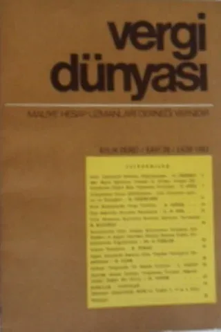 Vergi Dünyası 1983/26