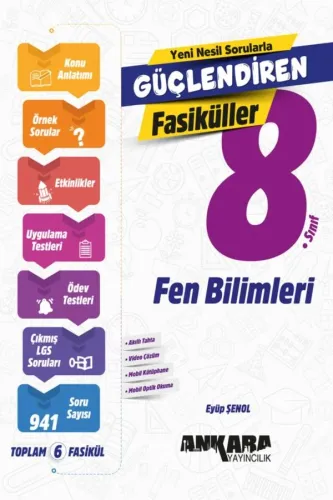 ANKARA 8.SINIF FEN BİLİMLERİ GÜÇLENDİREN FASİKÜL SET