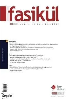 Fasikül Aylık Hukuk Dergisi, Yıl: 10 Sayı: 109, Aralık 2018
