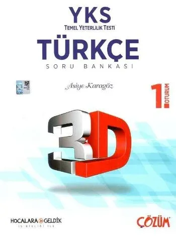Çözüm Hocalara Geldik YKS TYT 3D Türkçe Soru Bankası 1. Oturum