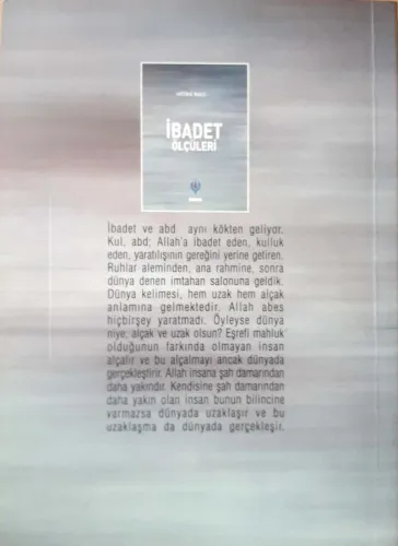 İbadet Ölçüleri Medine Balcı Ebrar